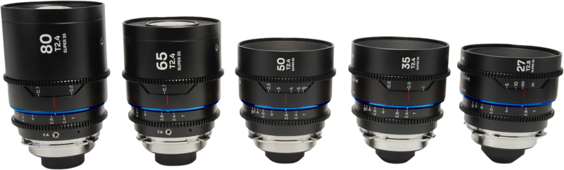 TV, Audio-Video & Foto - Set 5 obiective cinematice Laowa Nanomorph S35 Prime 27+35+50+65+80mm, Blue, MonturaArri PL/Canon EF