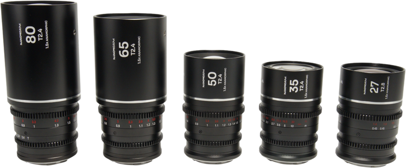 TV, Audio-Video & Foto - Set 5 obiective cinematice Laowa Nanomorph S35 Prime 27+35+50+65+8mm, Silver, Montura Canon RF