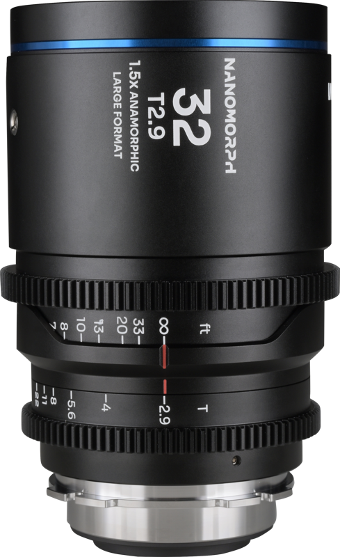 TV, Audio-Video & Foto - Obiectiv cinematic Laowa Nanomorph LF 32mm T2.9 1.5X, Blue, Montura Arri PL/Canon EF