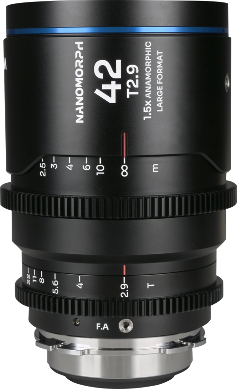 TV, Audio-Video & Foto - Obiectiv cinematic Laowa Nanomorph LF 42mm T2.9 1.5X, Blue, Montura Arri PL/Canon EF