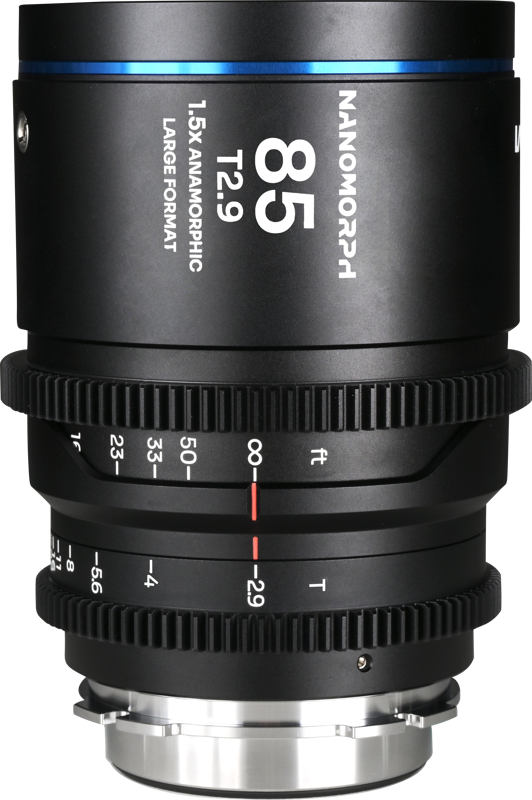 TV, Audio-Video & Foto - Obiectiv cinematic Laowa Nanomorph LF 85mm T2.9 1.5X, Blue, Montura Arri PL/Canon EF