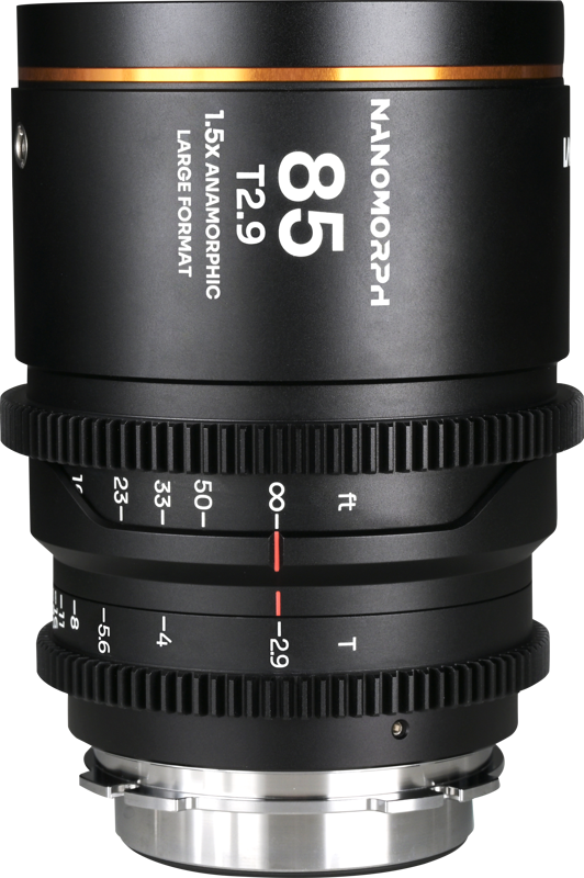 TV, Audio-Video & Foto - Obiectiv cinematic Laowa Nanomorph LF 85mm T2.9 1.5X, Amber, Montura Arri PL/Canon EF