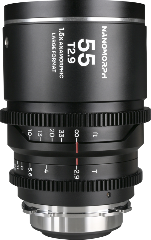 TV, Audio-Video & Foto - Obiectiv cinematic Laowa Nanomorph LF 55mm T2.9 1.5X, Silver, Montura Arri PL/Canon EF