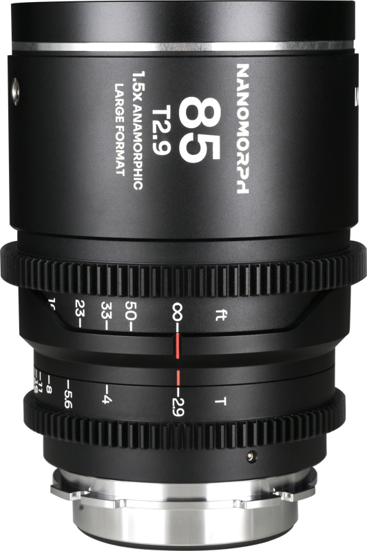 TV, Audio-Video & Foto - Obiectiv cinematic Laowa Nanomorph LF 85mm T2.9 1.5X, Silver, Montura Arri PL/Canon EF