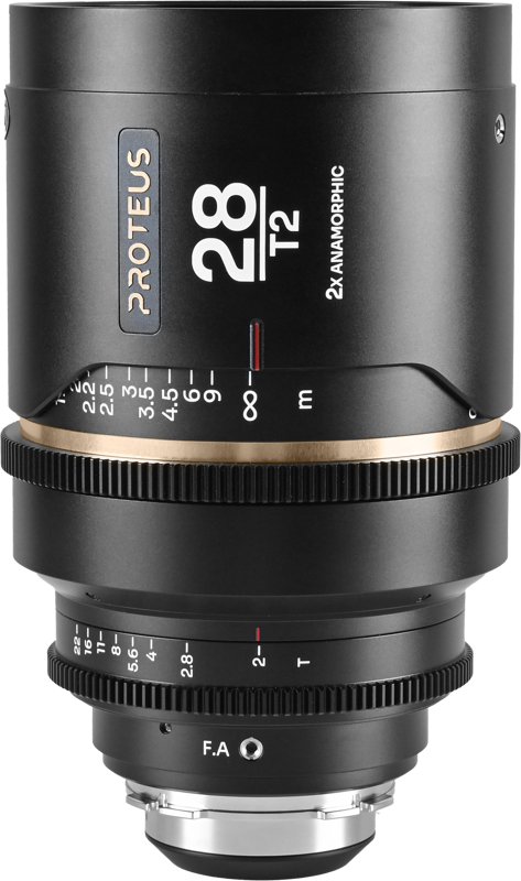 TV, Audio-Video & Foto - Obiectiv cinematic Laowa Proteus 2X Anamorphic 28mm T2, Amber, Montura Arri PL/Canon EF