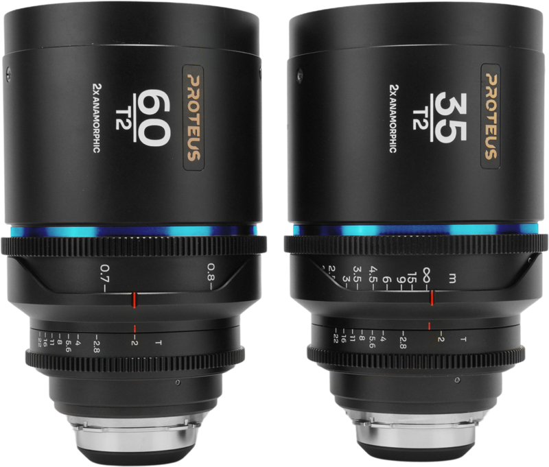 TV, Audio-Video & Foto - Set 2 obiective Laowa Proteus 2X Anamorphic, Set A (35mm, 60mm), Blue, Montura Arri PL/Canon EF