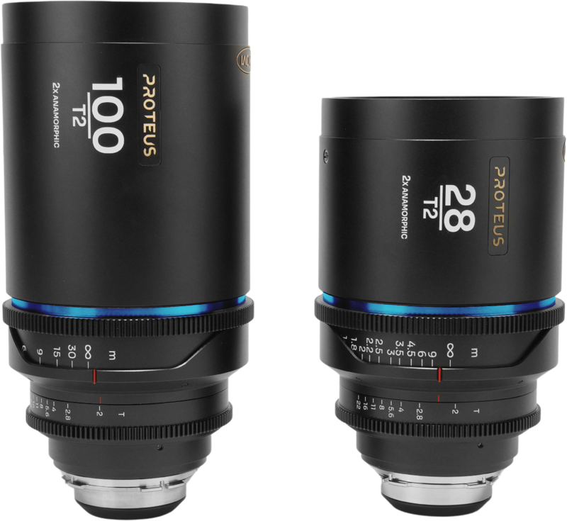 TV, Audio-Video & Foto - Set 2 obiective Laowa Proteus 2X Anamorphi, Set C (28mm, 100mm), Blue, Montura Arri PL/Canon EF