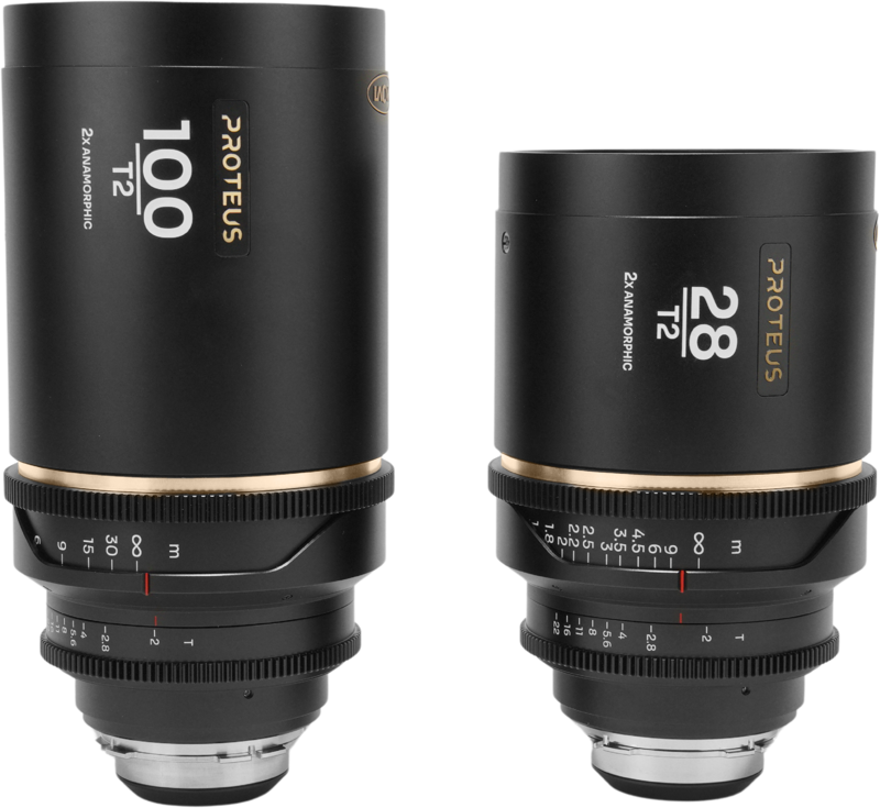 TV, Audio-Video & Foto - Set 2 obiective Laowa Proteus 2X Anamorphic, Set C (28mm, 100mm), Amber, Montura Arri PL/Canon EF