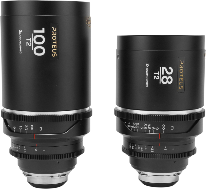 TV, Audio-Video & Foto - Set 2 obiective Laowa Proteus 2X Anamorphic, Set C (28mm, 100mm), Silver, Montura Arri PL/Canon EF