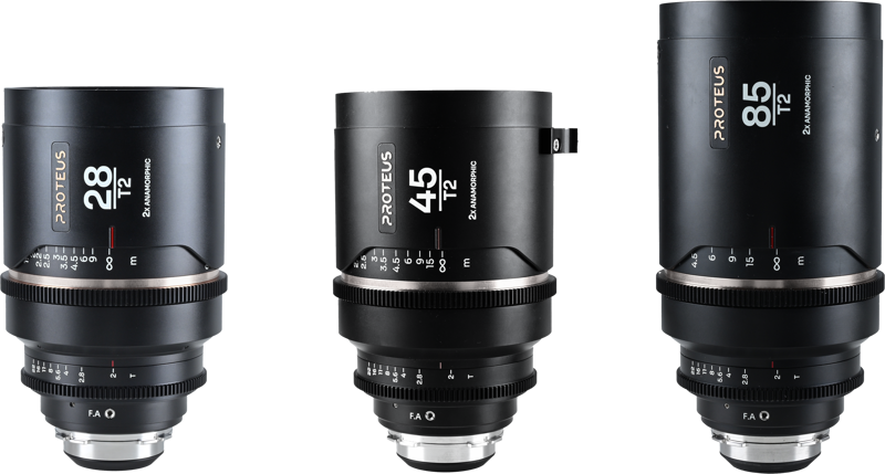 TV, Audio-Video & Foto - Set 3 obiective Laowa Proteus Flex 2X Anamorphic, Set A (28mm, 45mm, 85mm), Montura Arri PL/Canon EF