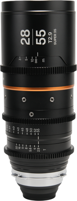 TV, Audio-Video & Foto - Obiectiv cinematic Laowa Nanomorph Zoom 28-55mm T2.9 1.5X S35, Amber, Montura Arri PL