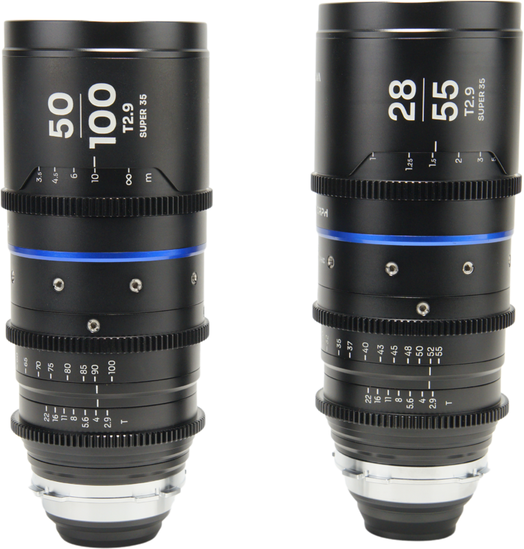 TV, Audio-Video & Foto - Obiectiv cinematic Laowa Nanomorph S35 Zoom 2-Lens Bundle  (28-55mm, 50-100mm), Blue, Montura Arri PL