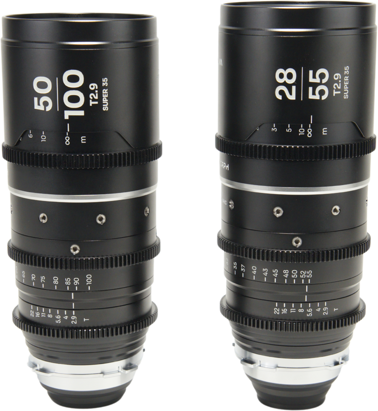 TV, Audio-Video & Foto - Obiectiv cinematic Laowa Nanomorph S35 Zoom 2-Lens Bundle  (28-55mm, 50-100mm), Silver, Montura Arri PL