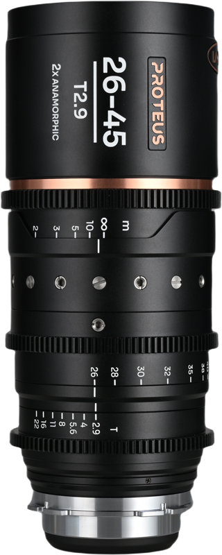 TV, Audio-Video & Foto - Obiectiv cinematic Laowa Proteus Zoom 2X Anamorphic 26-45mm T2.9, Amber, Montura  Arri PL/Canon EF
