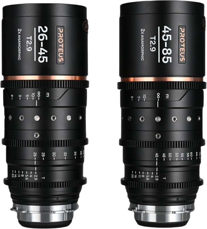 TV, Audio-Video & Foto - Set 2 obiective cinematice Laowa Proteus Zoom 2X Anamorphic 26-45mm, 45-85mm, Amber, Montura Arri PL/Canon EF