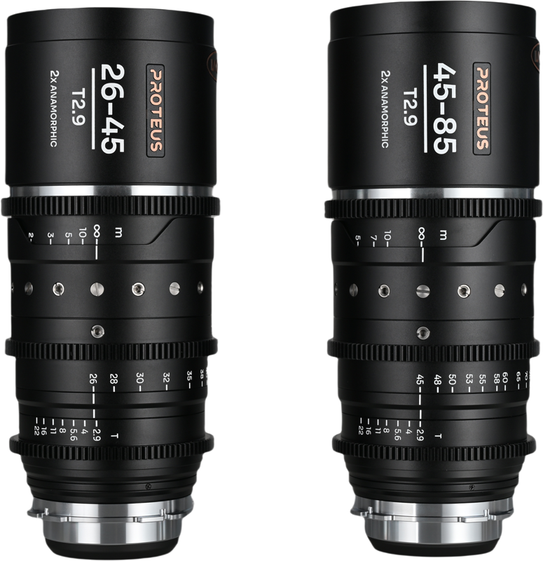 TV, Audio-Video & Foto - Set 2 obiective cinematice Laowa Proteus Zoom 2X Anamorphic 26-45mm, 45-85mm, Silver, Montura Arri PL/Canon EF