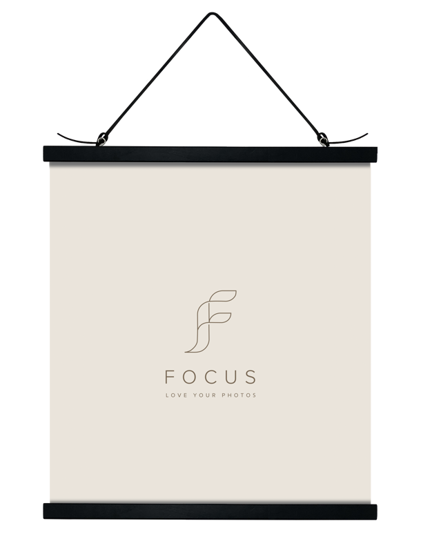 TV, Audio-Video & Foto - Rama Focus Poster Hanger Magnetic Black 61cm