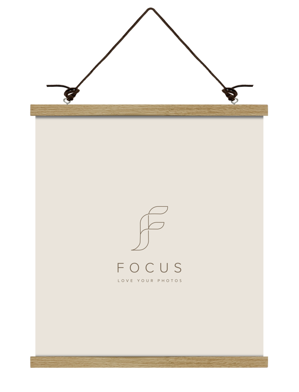 TV, Audio-Video & Foto - Rama Focus Poster Hanger Magnetic Oak 31cm