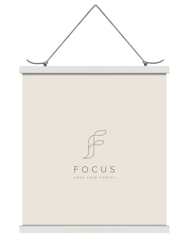 TV, Audio-Video & Foto - Rama Focus Poster Hanger Magnetic White 51cm