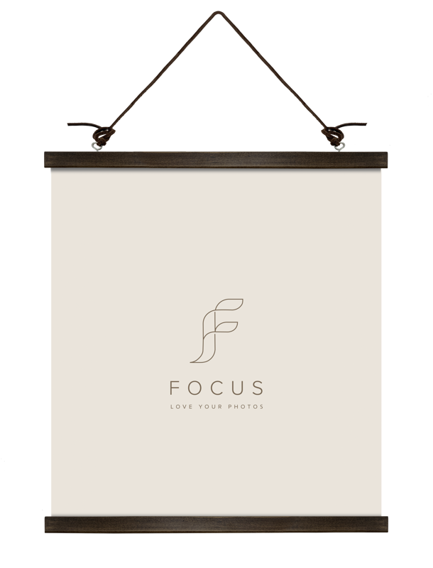 TV, Audio-Video & Foto - Rama Focus Poster Hanger Magnetic Walnut 51cm