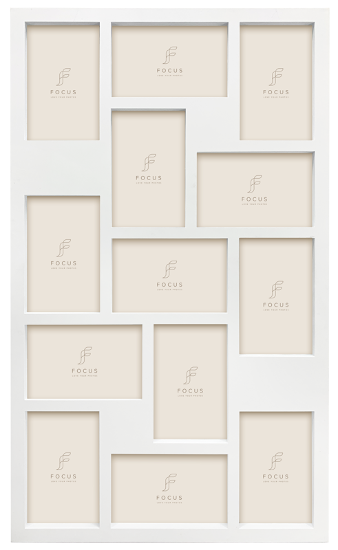 Rame si albume foto - Rama Focus Collage 13 Pictures White