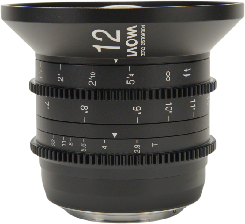 TV, Audio-Video & Foto - Obiectiv cinematic Laowa 12mm T2.9 Zero-D Cine Lens, Montura, Canon EF (feet)