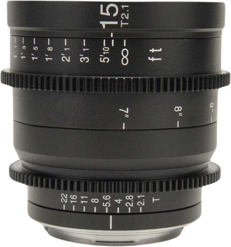 TV, Audio-Video & Foto - Obiectiv cinematic Laowa 15mm T2.1 Zero-D Cine Lens, Montura Canon RF (feet)