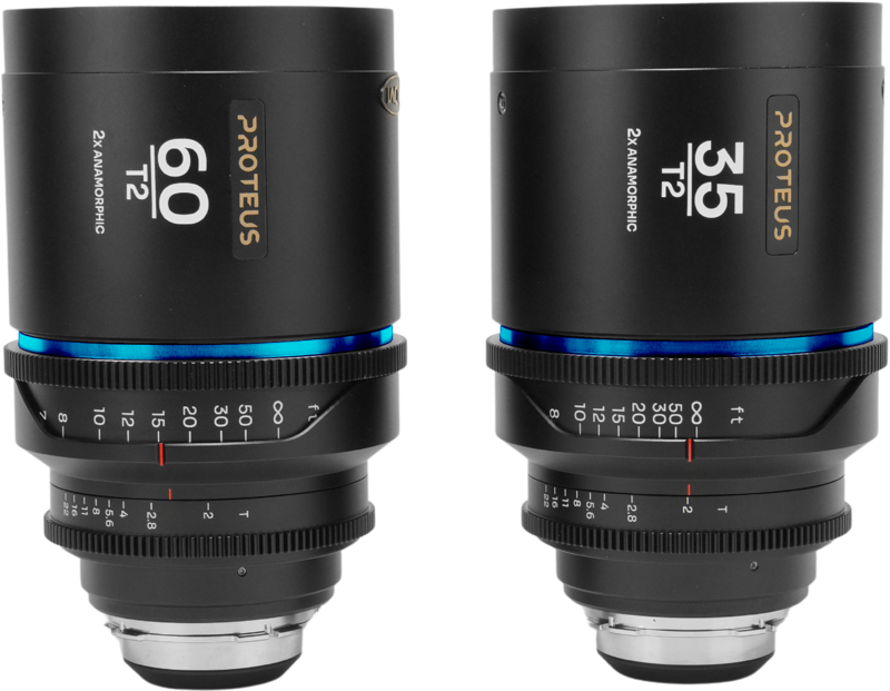 TV, Audio-Video & Foto - Set 2 obiective Laowa Proteus 2xAnamorphic, Set A (35mm, 60mm), Blue, Montura Arri PL/Canon EF (feet)
