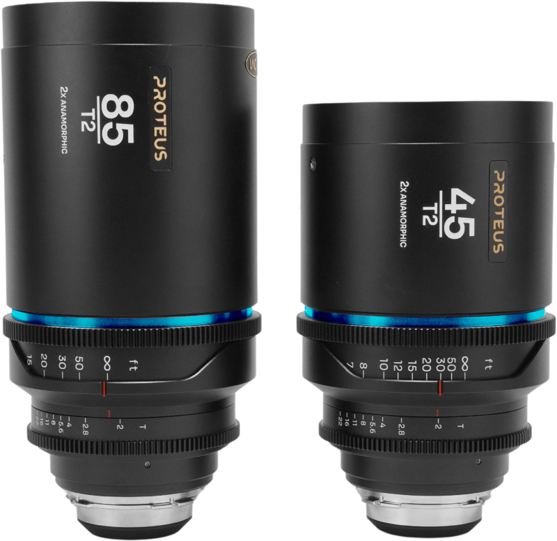 TV, Audio-Video & Foto - Set 2 obiective Laowa Proteus 2xAnamorphic,Set B (45mm, 85mm), Blue, Montura Arri PL/Canon EF (feet)