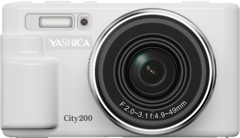 TV, Audio-Video & Foto - Aparat Foto Compact YASHICA City 200, Alb
