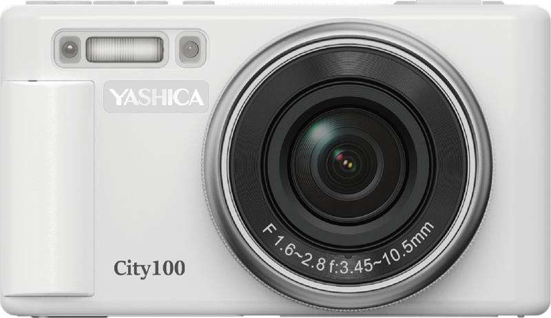 TV, Audio-Video & Foto - Aparat Foto Compact YASHICA City 100, Alb