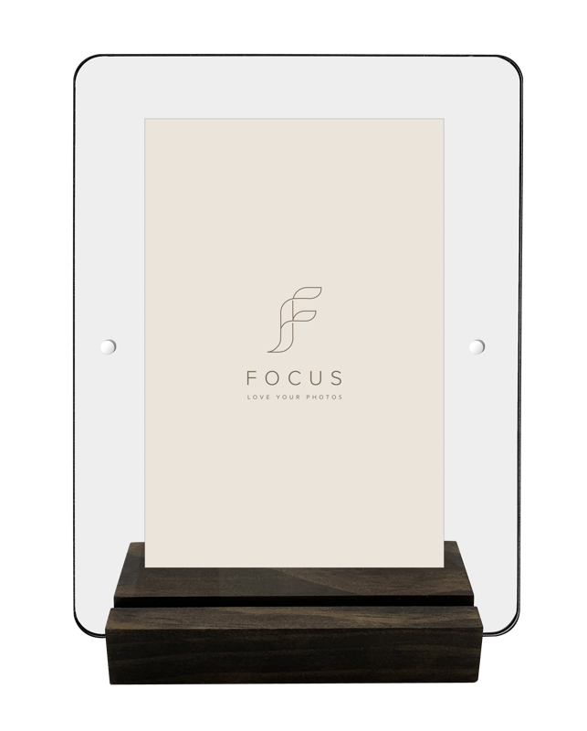 TV, Audio-Video & Foto - Rama Focus Photo Block Walnut Acrylic 10x15