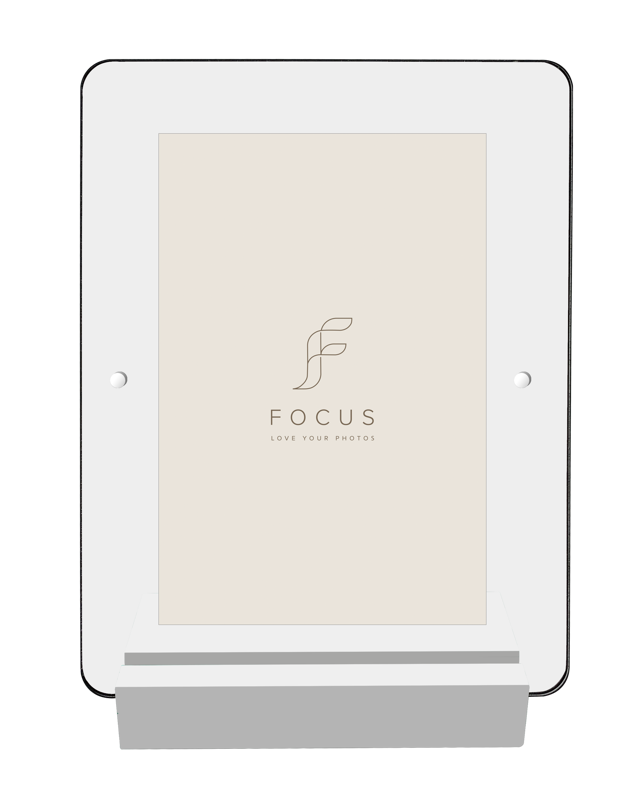 Rame si albume foto - Rama Focus Photo Block White Acrylic 10x15