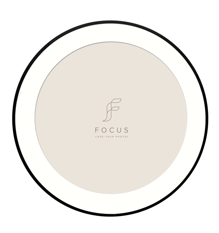 Rame si albume foto - Rama Focus Aster Round Black 46,6/PP 40cm