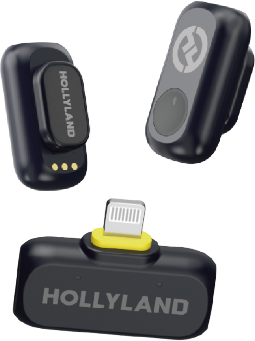 TV, Audio-Video & Foto - Kit lavaliere wireless Hollyland LARK A1 Mini Duo, receptor Lightning