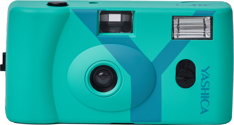 Aparate foto pe film - Aparat foto pe film MF-1 Snapshot Art Camera, Turquoise