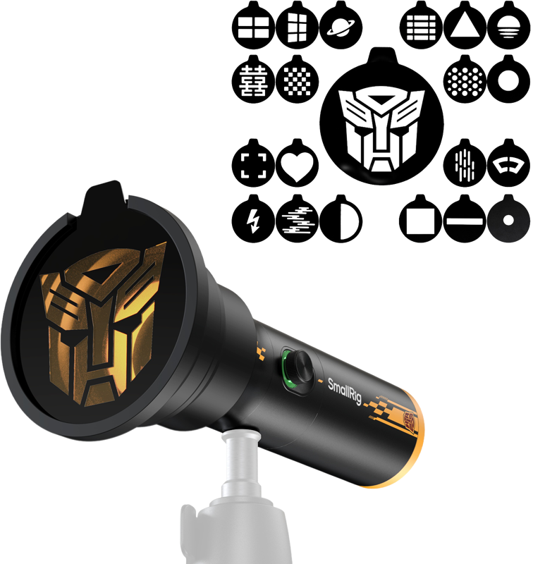 Lampi LED pentru studio - Lampa video LED SmallRig 5512 RF 10C BumbleBee Edition, 10W