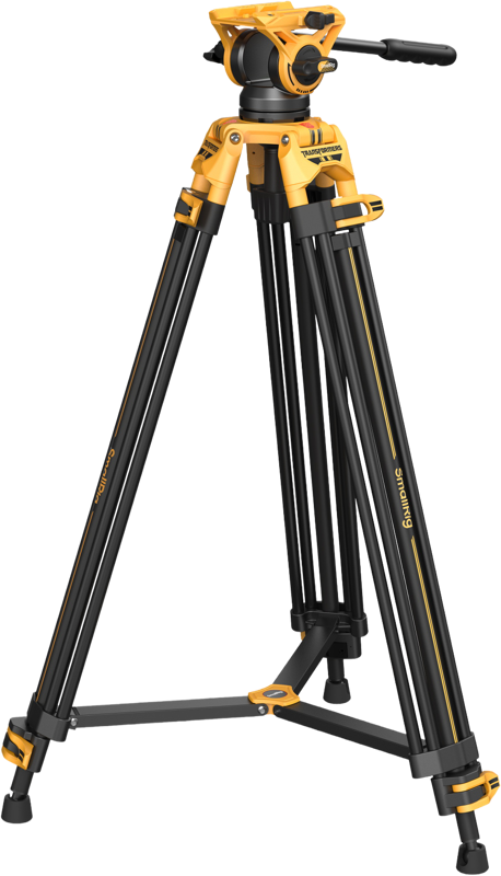 TV, Audio-Video & Foto - Trepied video cap fluid SmallRig 5523, AD-01 (BumbleBee Edition), 187 cm, pana la 8KG