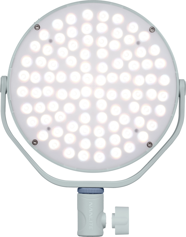 Lampi LED pentru studio - Panou LED rotund Nanlite Miro 30c, Bleu