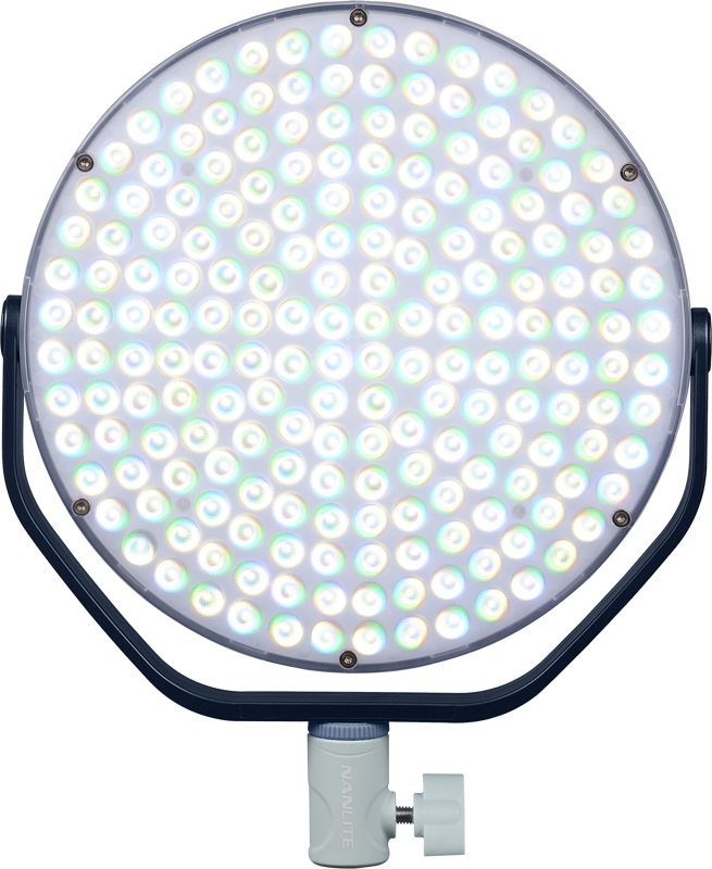 Lampi LED pentru studio - Panou LED rotund Nanlite Miro 60c, Albastru