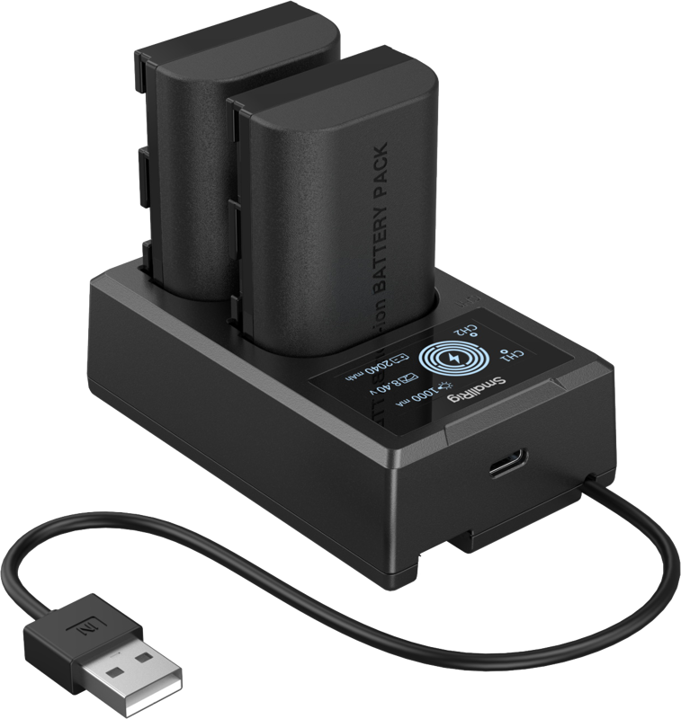 Echipamente de studio - Kit baterie + incarcator SmallRig 5409 pentru Canon LP-E6P
