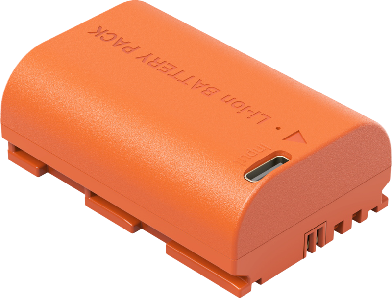 Echipamente de studio - Baterie camera USB-C reincarcabila SmallRig 5407 Canon LP-E6P orange