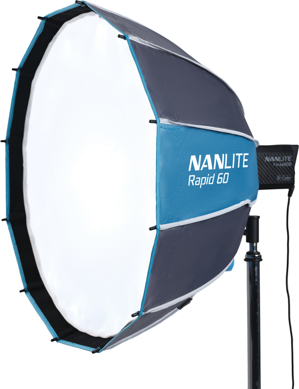 Echipamente de studio - Softbox parabolic Nanlite SB-RP60 SB-RP60 cu grilă tip fagure pentru montură FM
