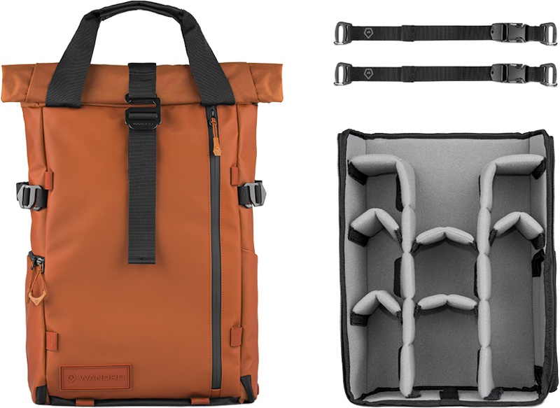 Genti foto - Rucsac foto WANDRD PRVKE Photo Bundle 21L Sedona Orange