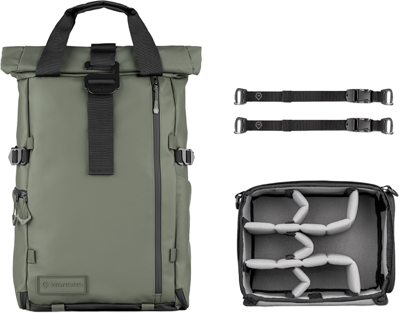 Genti foto - Rucsac foto WANDRD PRVKE Photo Bundle 31L Wasatch Green