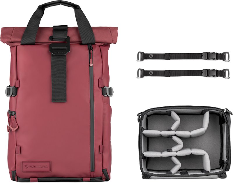 Genti foto - Rucsac foto WANDRD PRVKE Photo Bundle 31L Rhone Burgundy