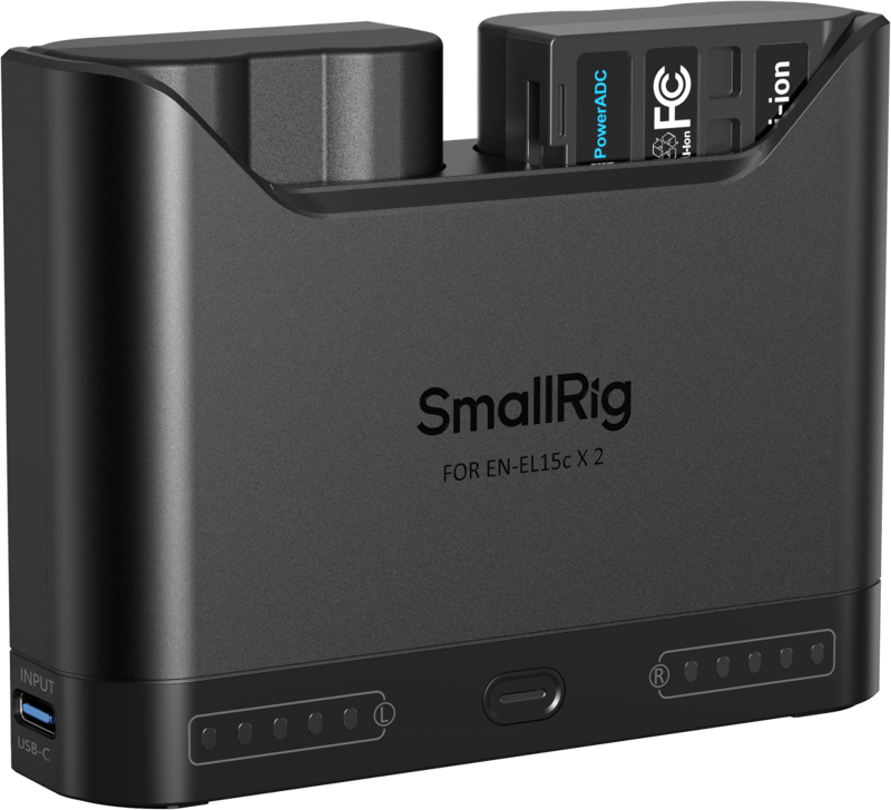 Echipamente de studio - Kit 2x acumulatori + incarcator SmallRig 5486 EN-EL15c