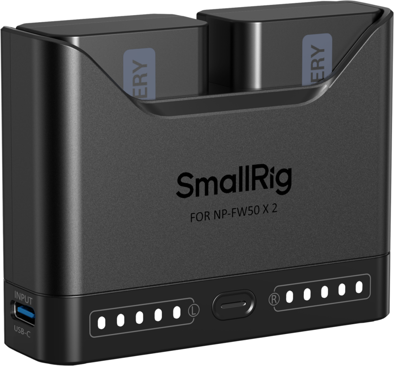 Echipamente de studio - Kit 2x acumulatori + incarcator SmallRig SmallRig 5488 NP-FW50