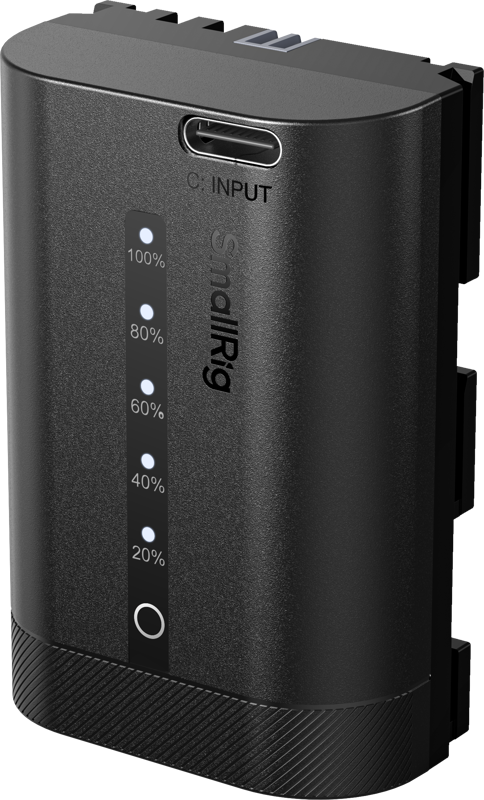Echipamente de studio - Baterie camera SmallRig 5298 USB-C cu afisaj nivel baterie pentru Canon LP-E6P