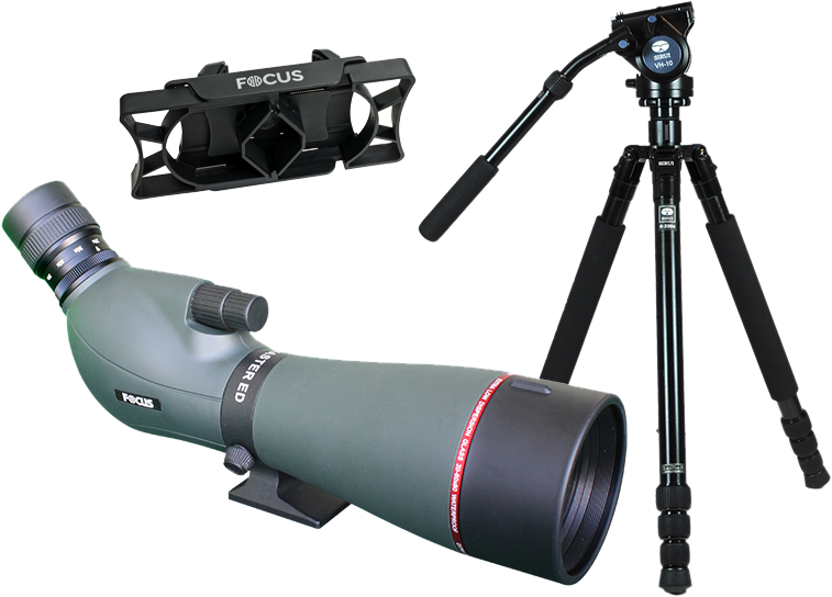 Sport & Aer liber - Kit Focus Sport Optics Viewmaster 20-60x80 ED w Sirui R2004+VH10 + Digi ad